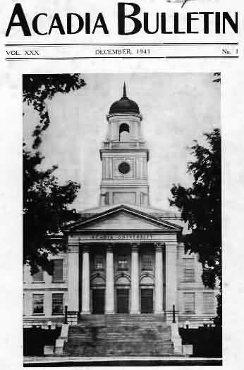 Acadia Bulletin 1943